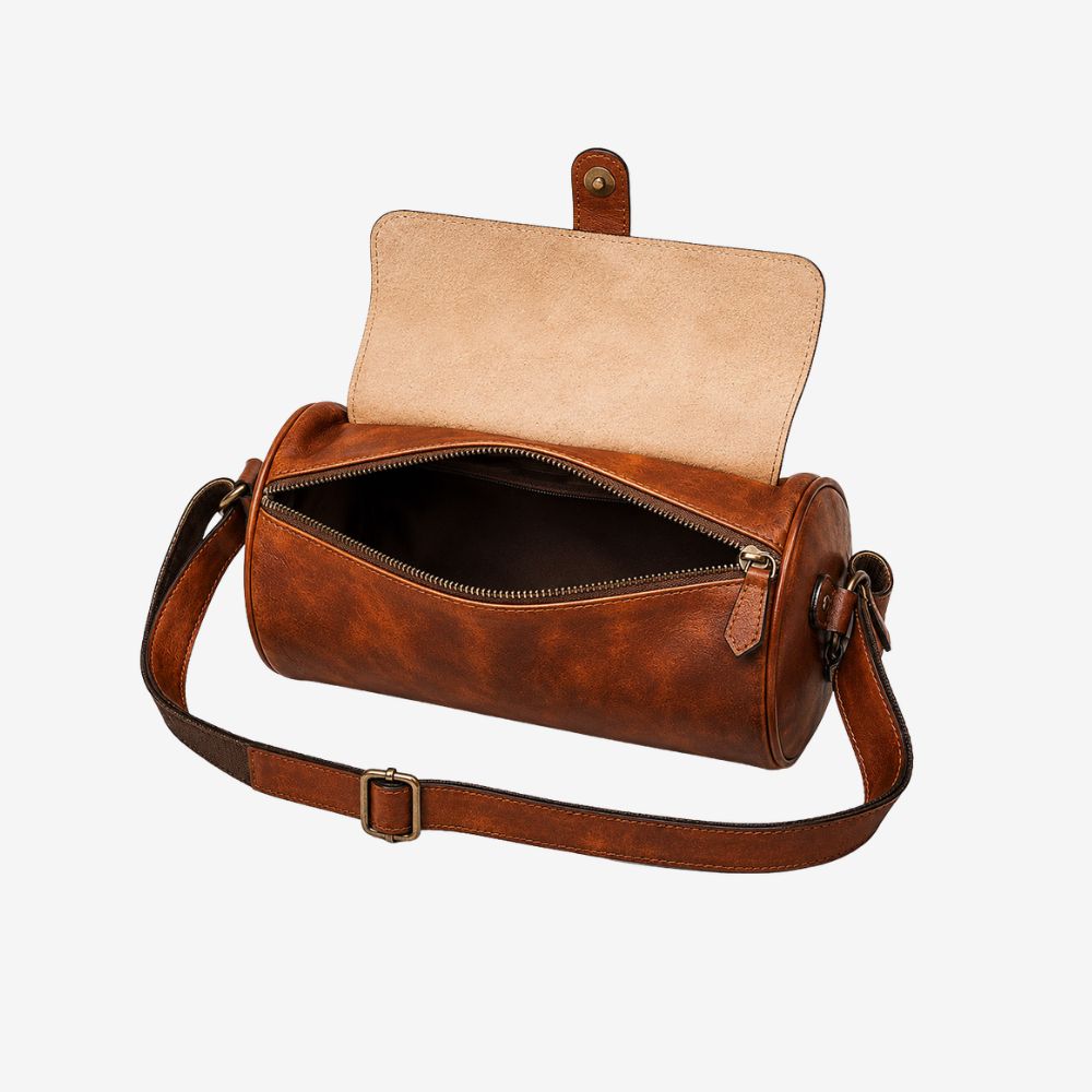 leather shoulder bag for men