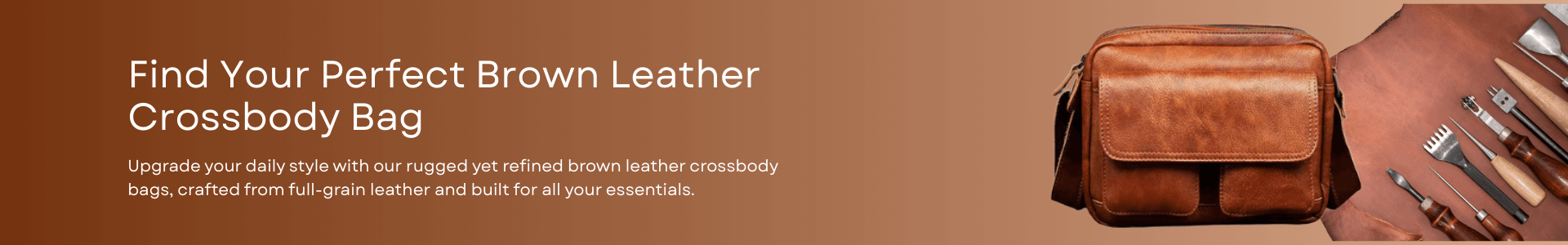 black leather crossbody bag