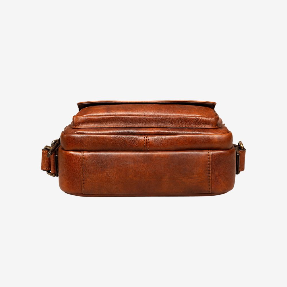 Premium Leder Umhängetasche – Herren Messenger Bag für den lässigen & stylischen Alltag