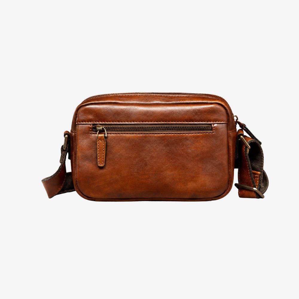 Premium Leder Umhängetasche – Herren Messenger Bag für den lässigen & stylischen Alltag