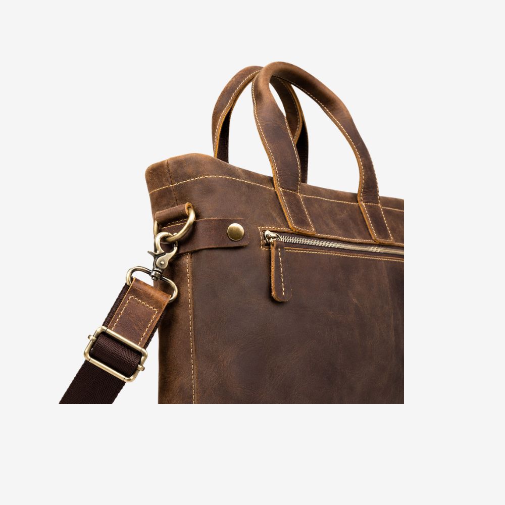 men leather laptop bag