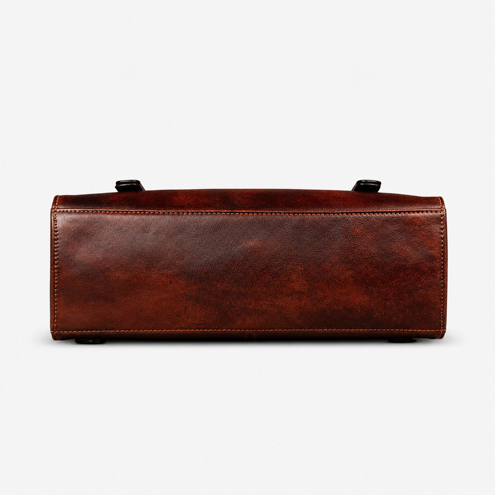 Brown Messenger Bag with Classic College Style