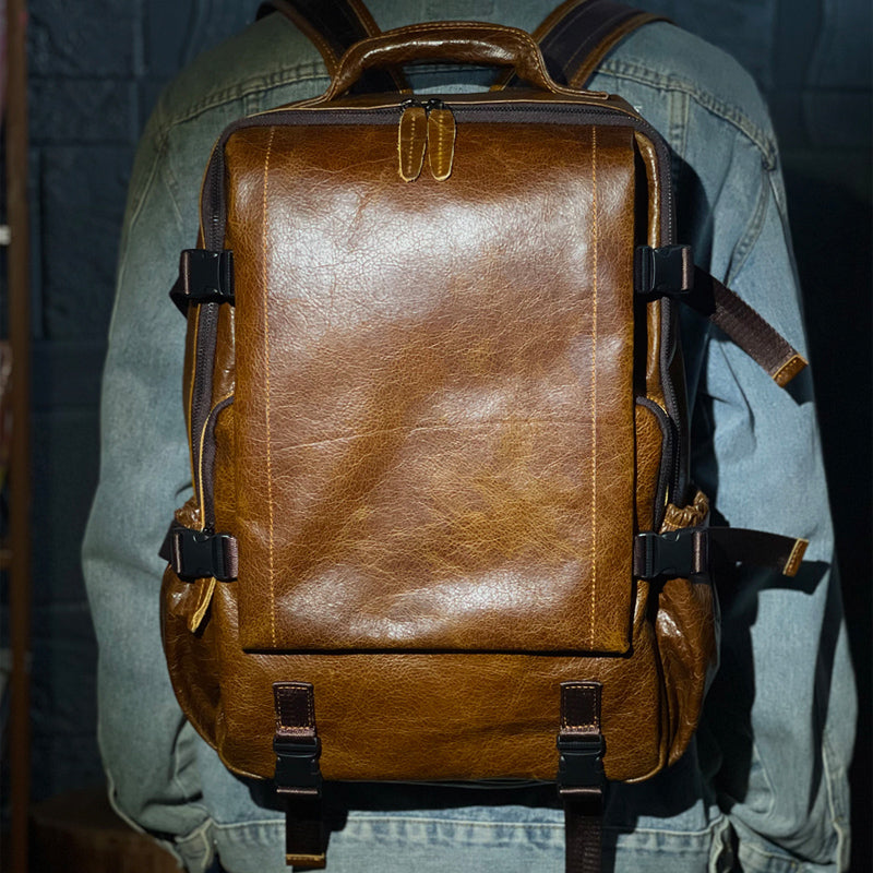 best leather backpacks men