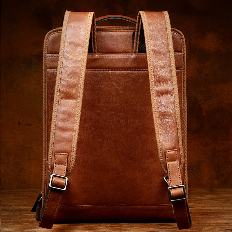 best men's leather backpack