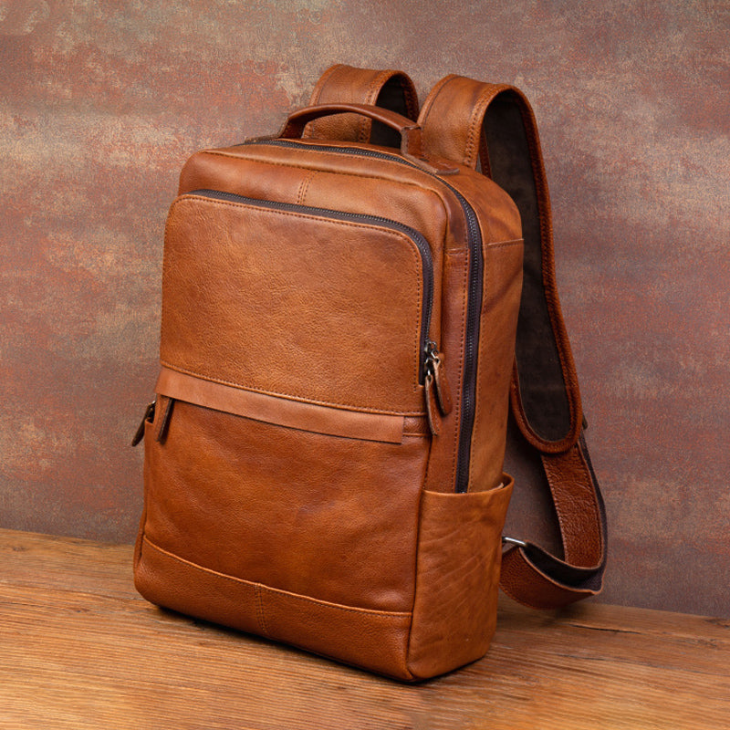 Leather Backpack for Men