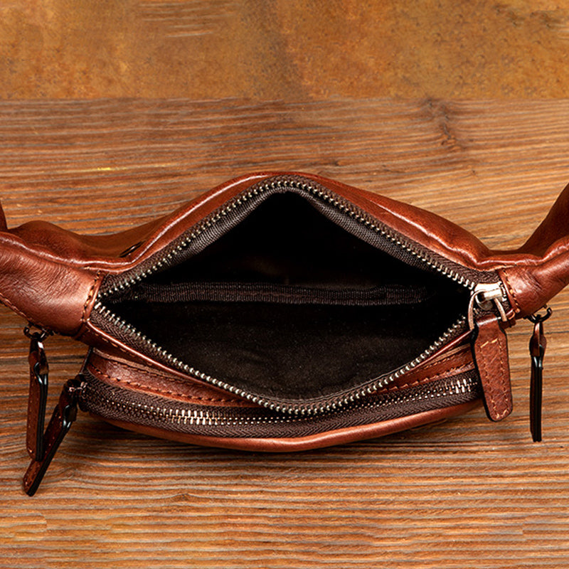 large leather shoulder bag