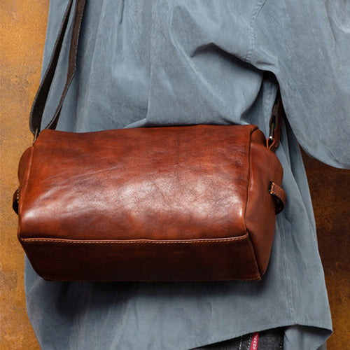 Leather crossbody bag
