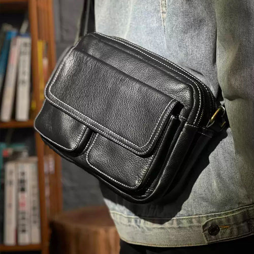 black leather bag crossbody