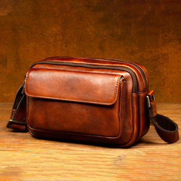 leather shoulder bag