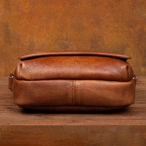 Versatile Leather Men’s Shoulder Bag