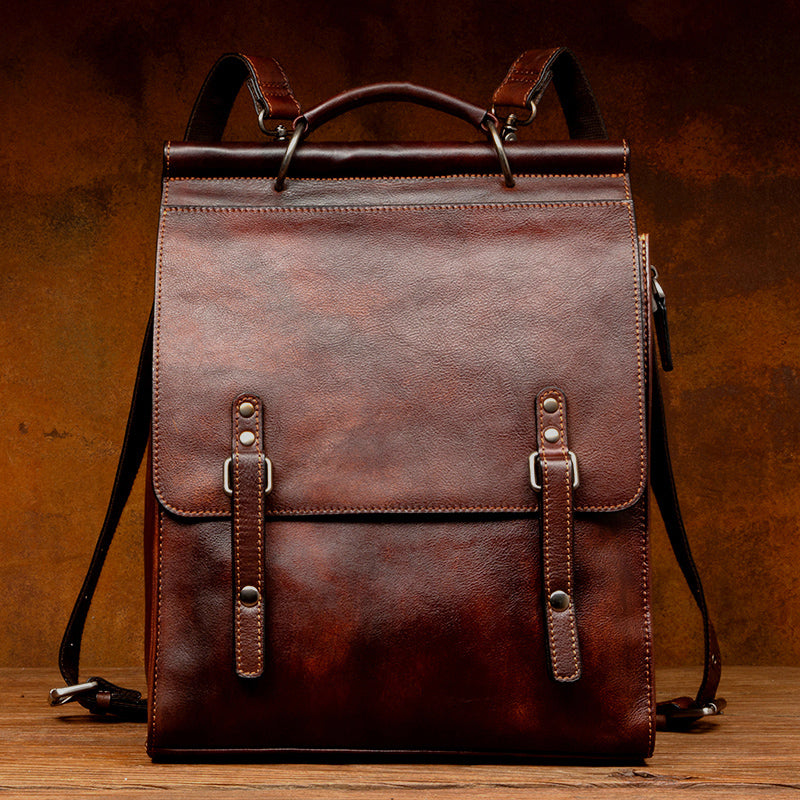 brown messenger bag