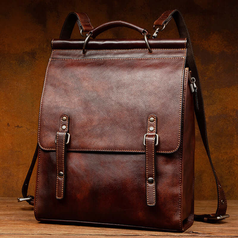 brown messenger bag