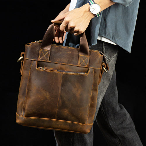 Leather Messenger Bag