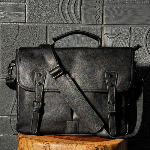 leather messenger bag