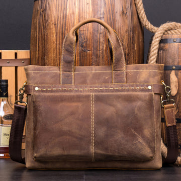 men's leather briefcase