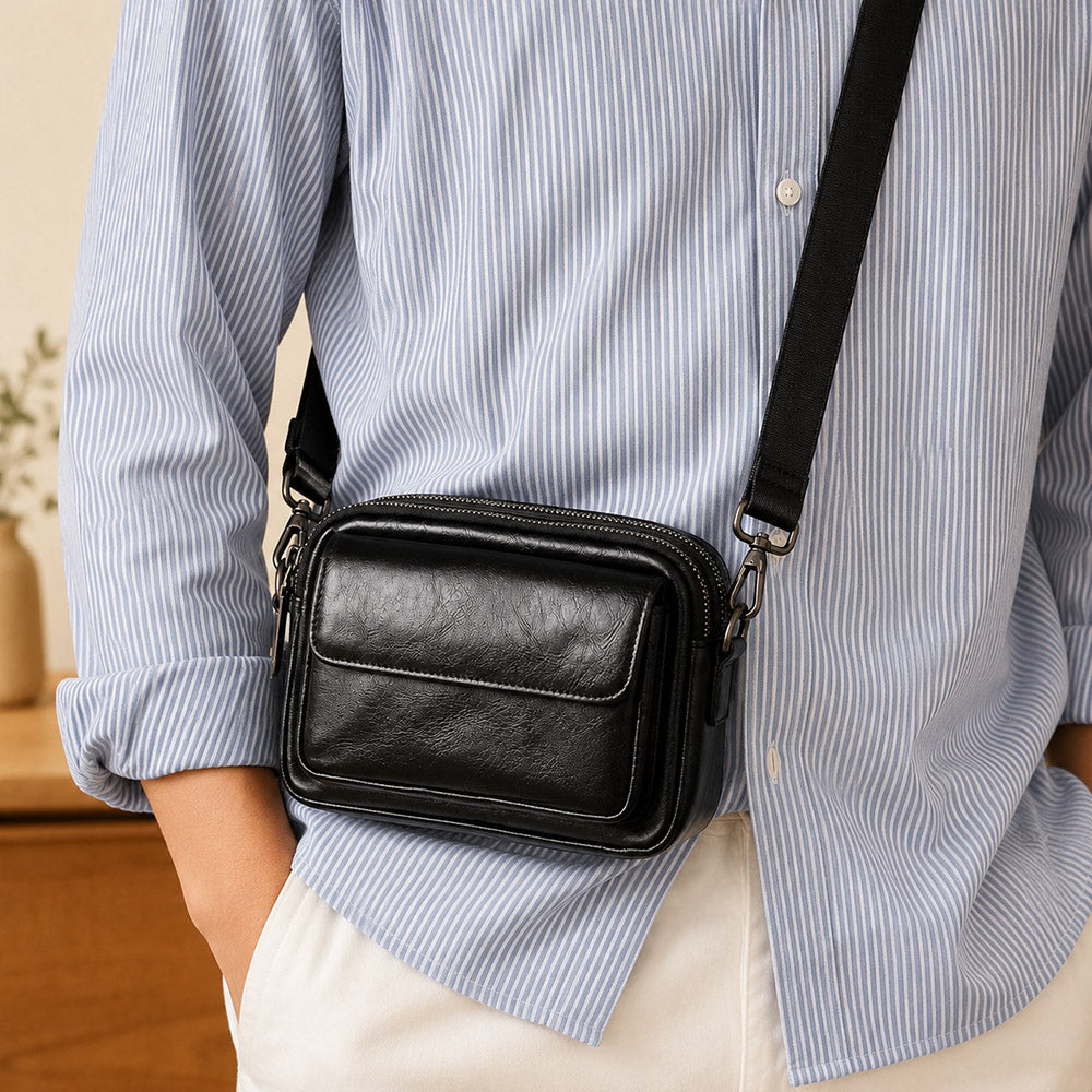 black leather shoulder bags