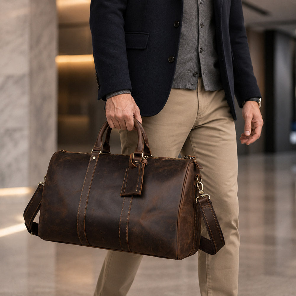 leather laptop bag